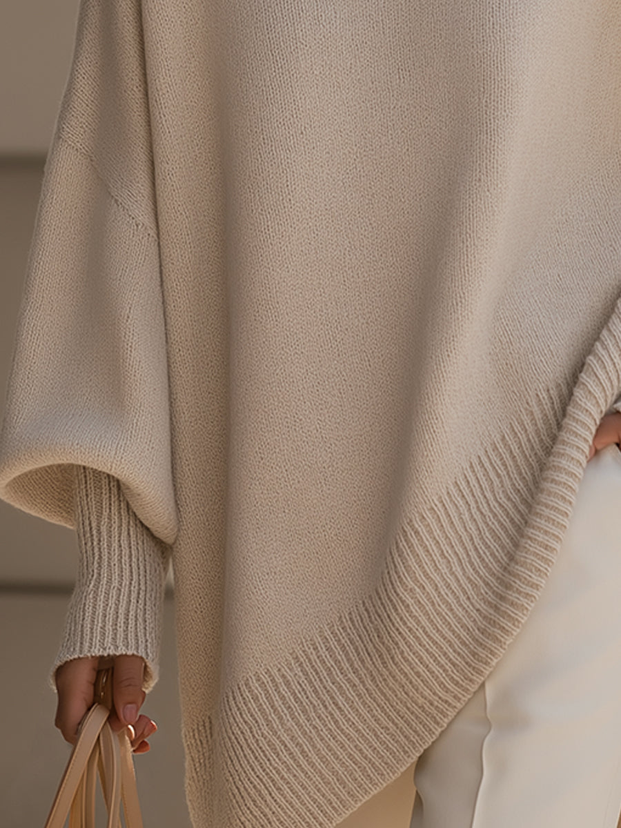 Mieke – Effortless Elegance Oversized Poncho