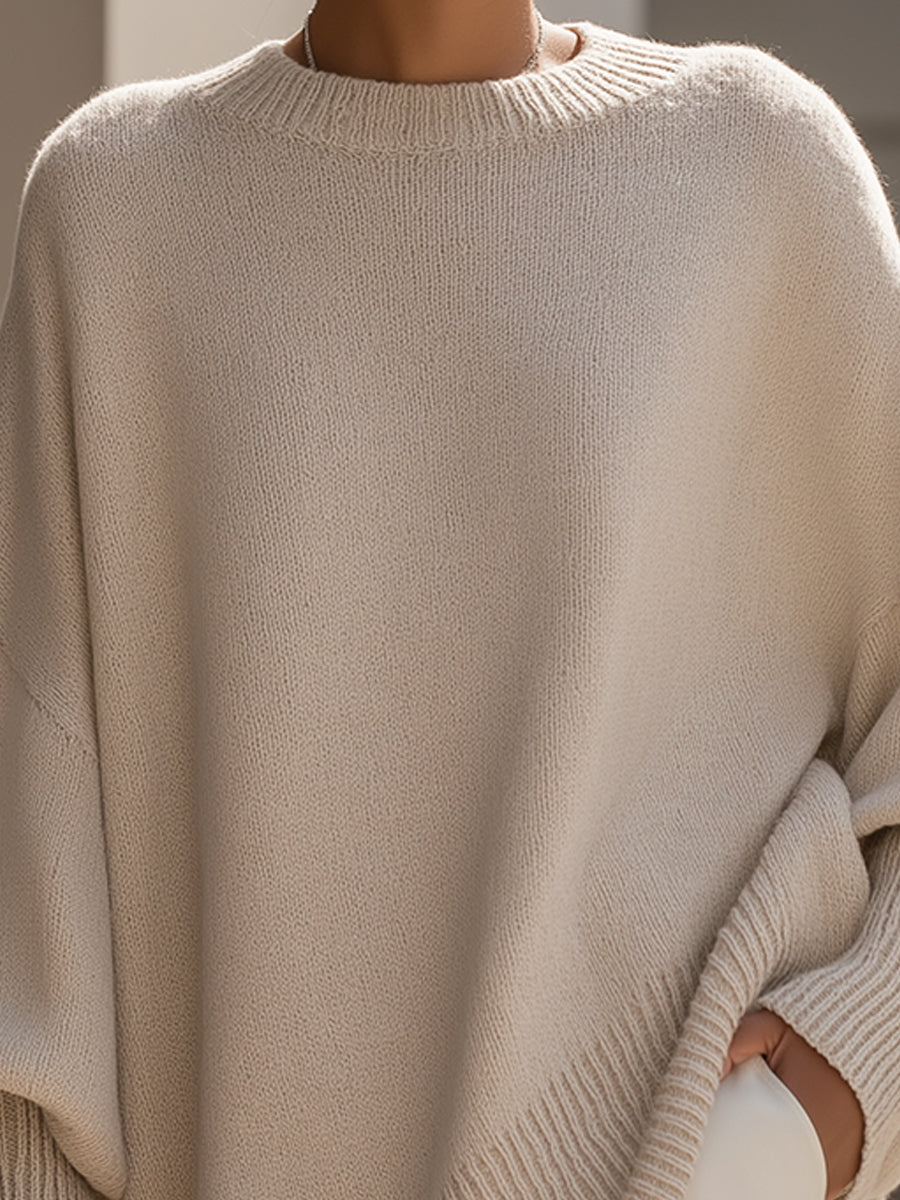 Mieke – Effortless Elegance Oversized Poncho