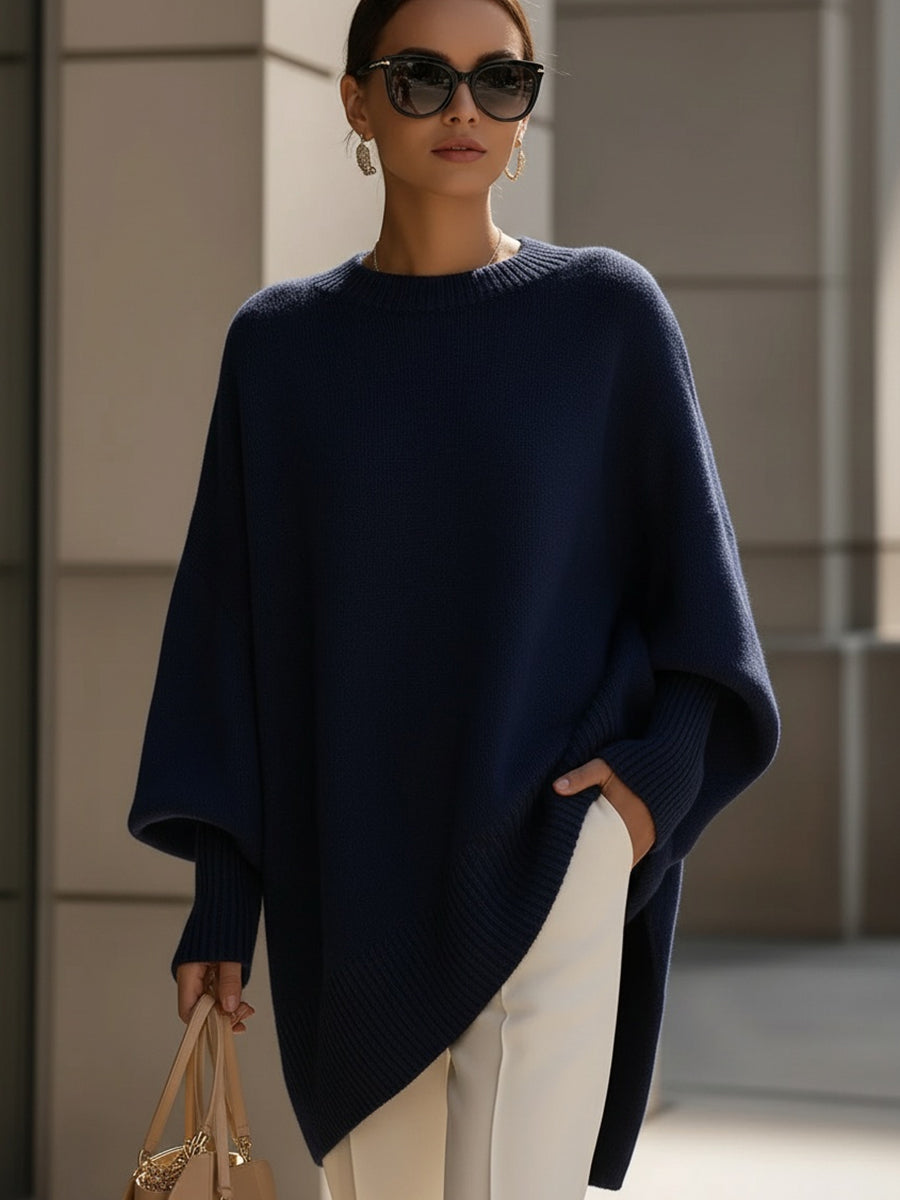 Mieke – Effortless Elegance Oversized Poncho