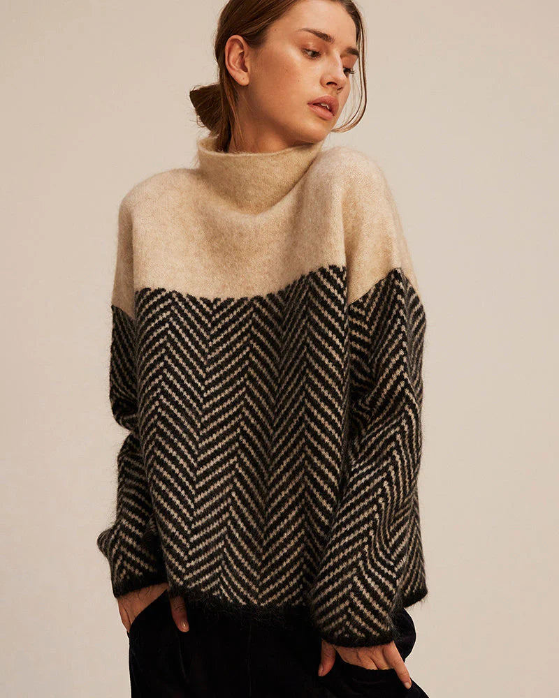 June | Cotton Turtleneck Sweater