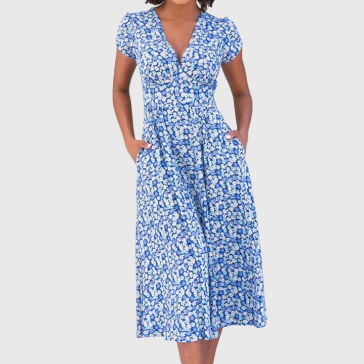 Imke - Floral Midi Dress