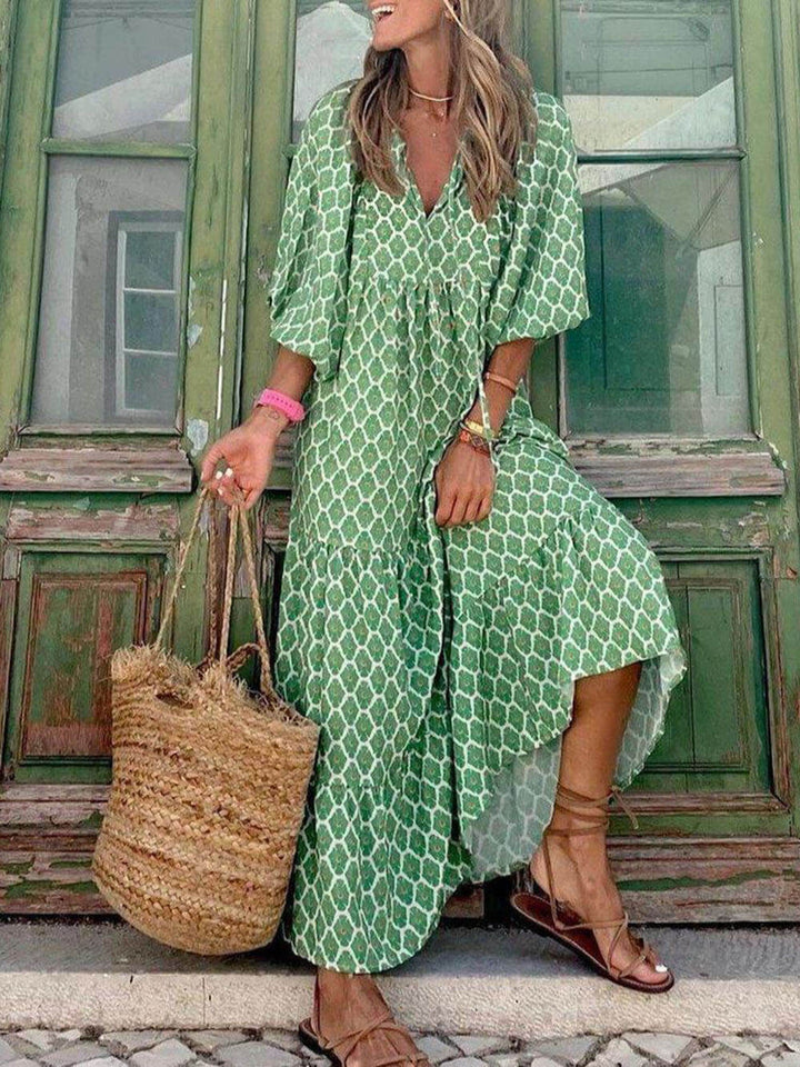 Dawn - Elegant wide maxi dress