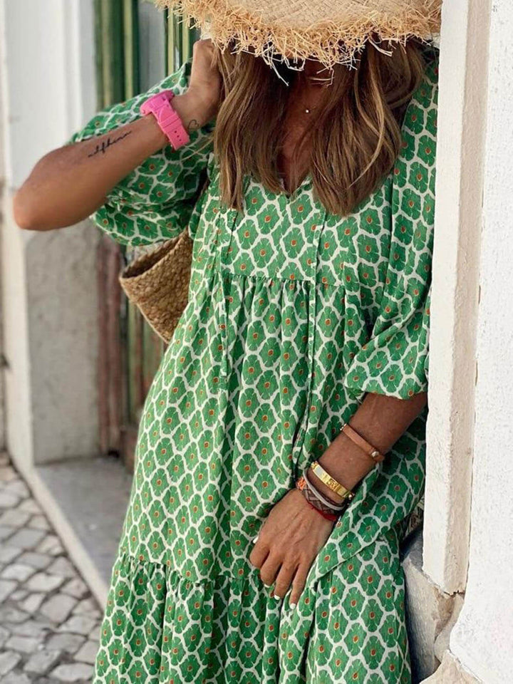 Dawn - Elegant wide maxi dress