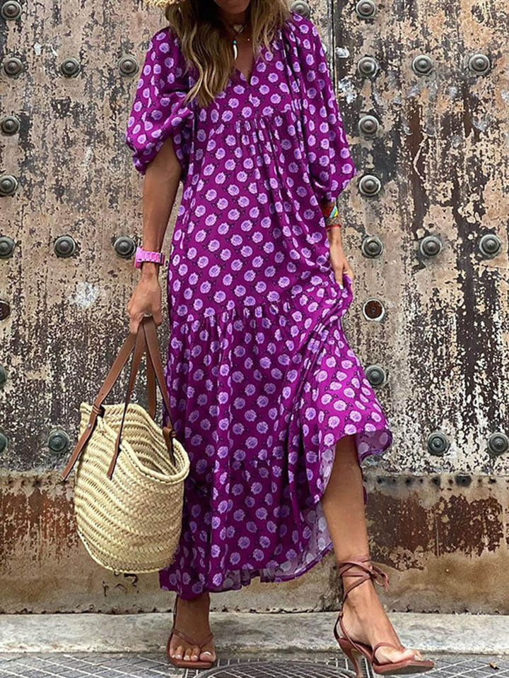 Dawn - Elegant wide maxi dress