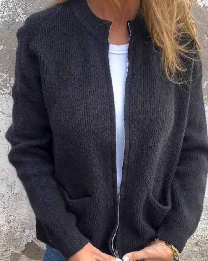 Andrea - Everyday Cardigan With Zipper