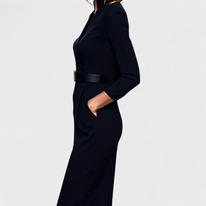 Clara – Timeless Mandarin Dress