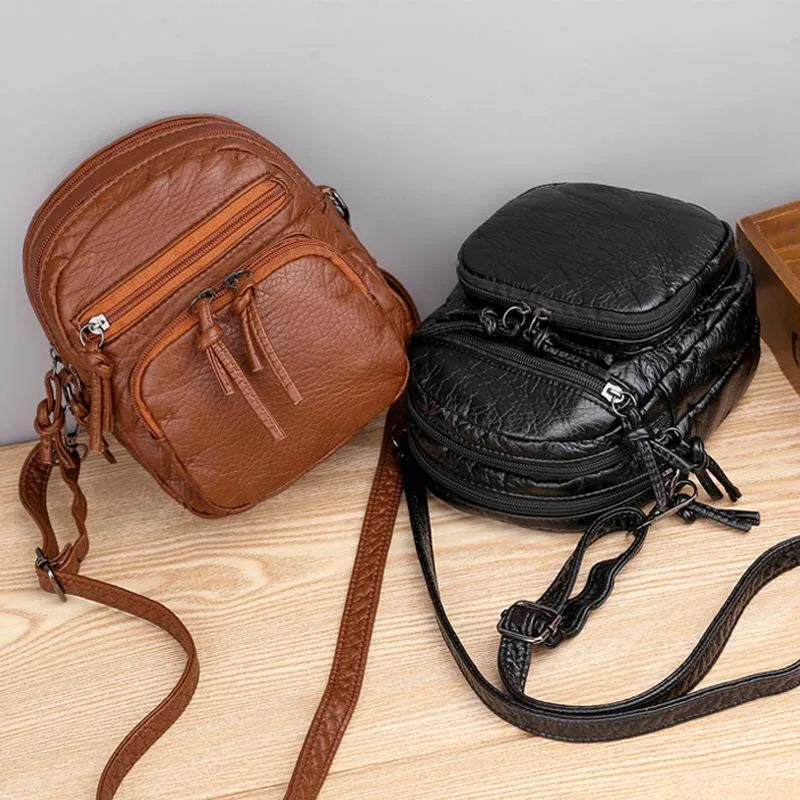 Ella™ - Elegant Leather Shoulder Bag