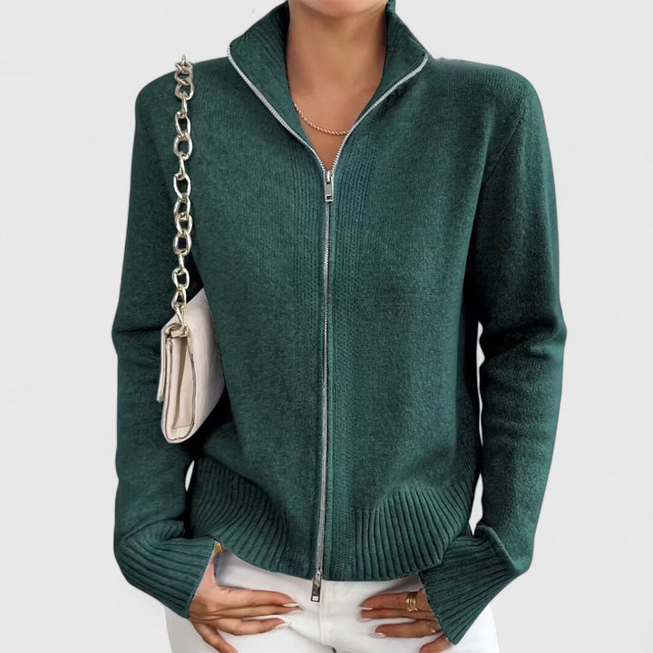 Lima - Block Zip Cardigan