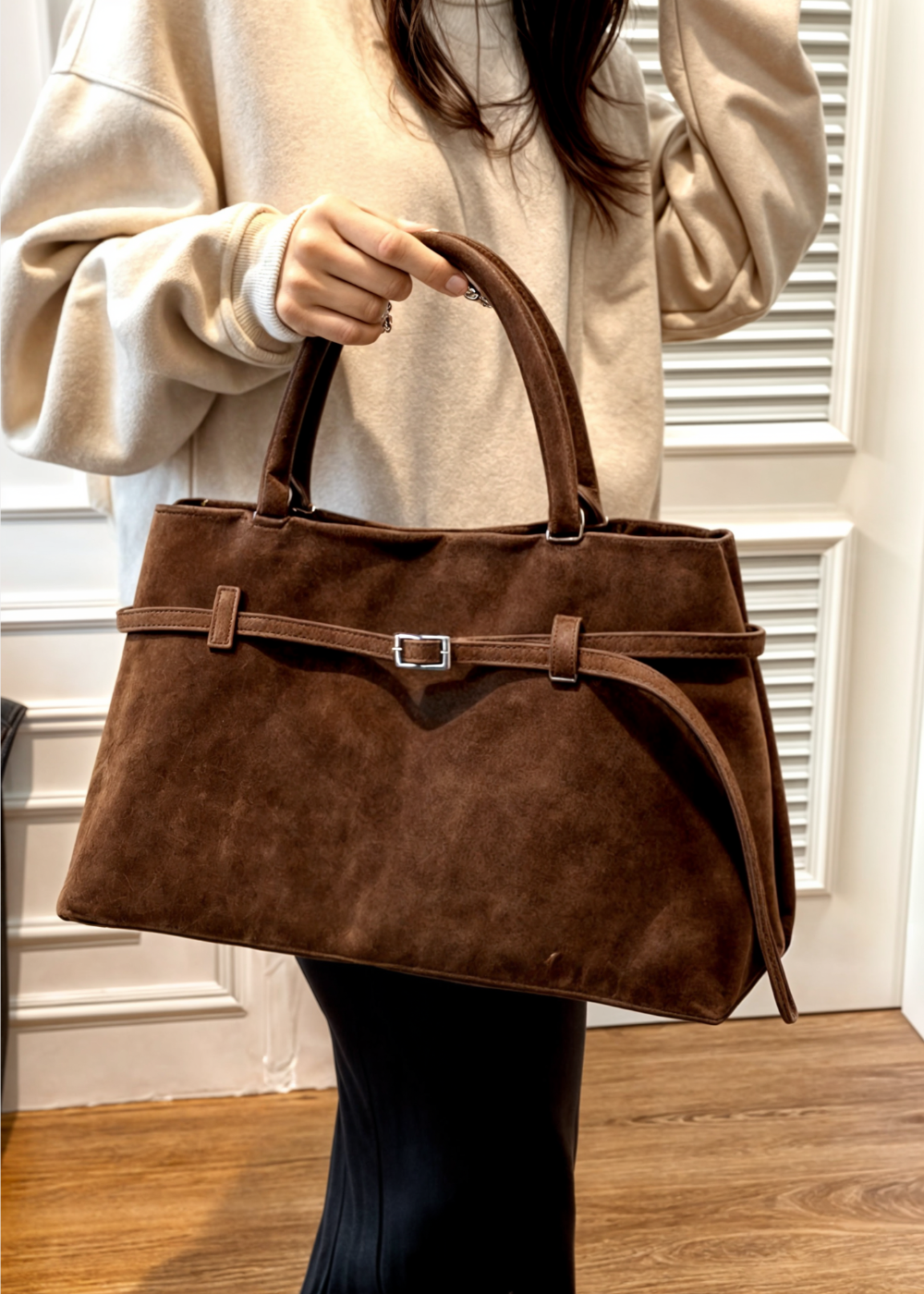 Celeste Suede BB Bag