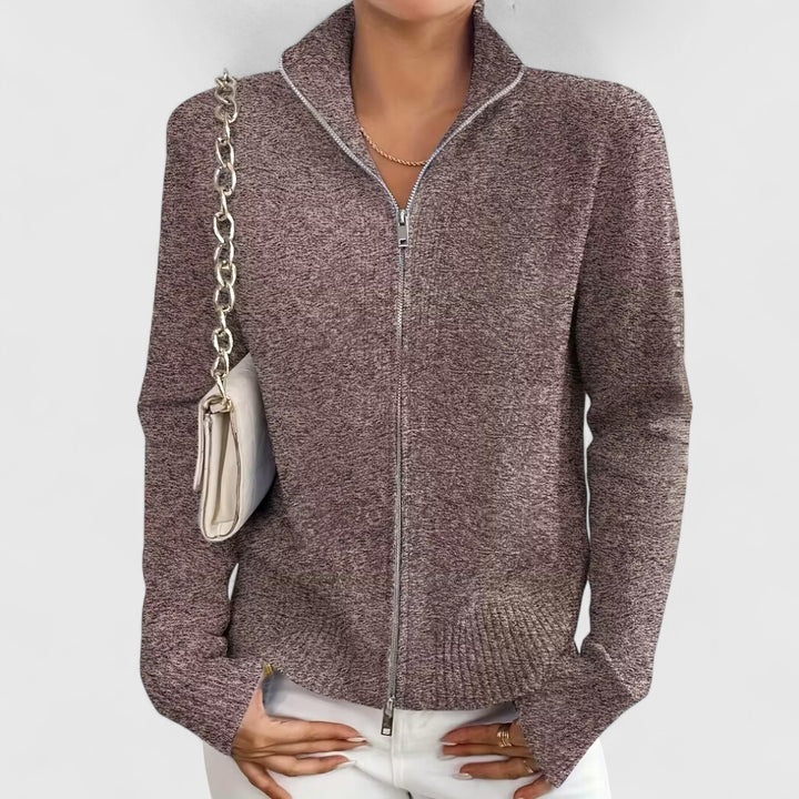Lima - Block Zip Cardigan