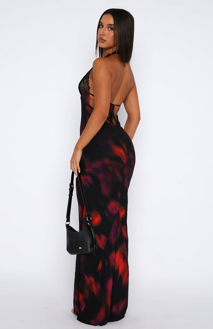 Querida | Noir Petal Dress