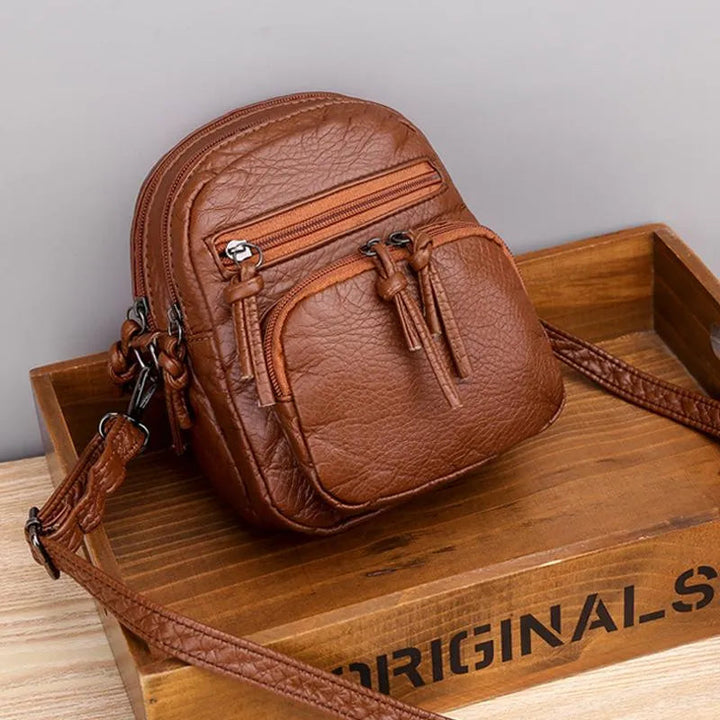 Ella™ - Elegant Leather Shoulder Bag