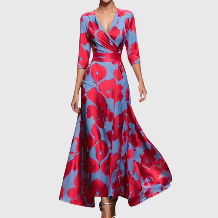 Caroline | Elegant Summer Floral Dress