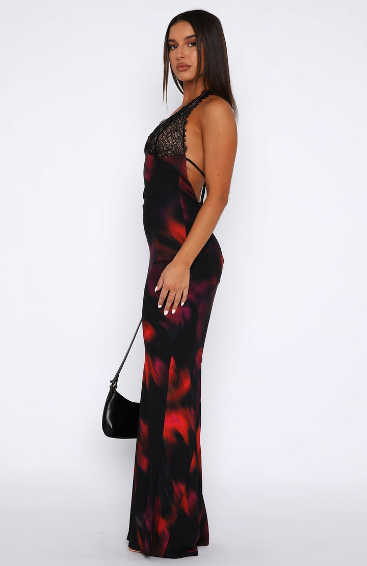 Querida | Noir Petal Dress