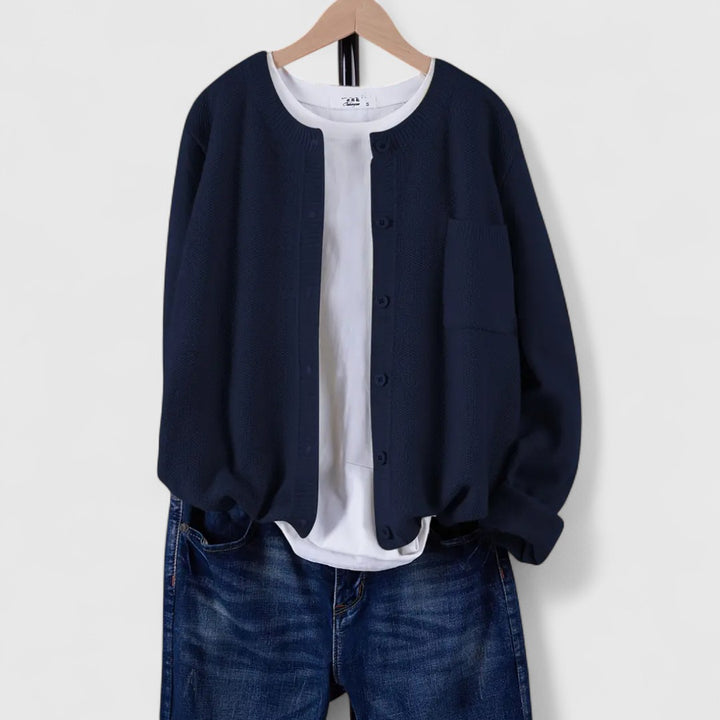 Clara - Casual Button-Up Cardigan