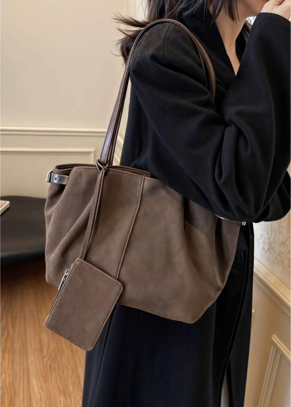 Suede BB Arden Bag