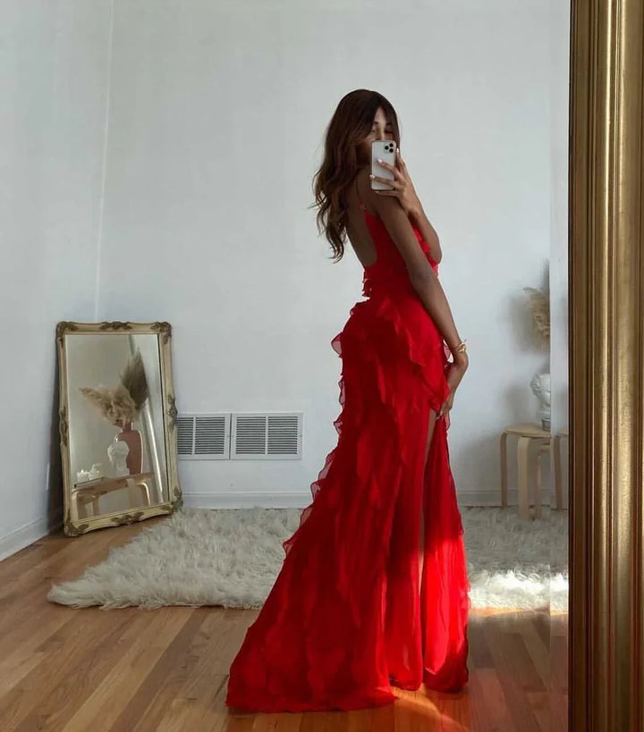 Demetria | Stunning Ruffled Dress