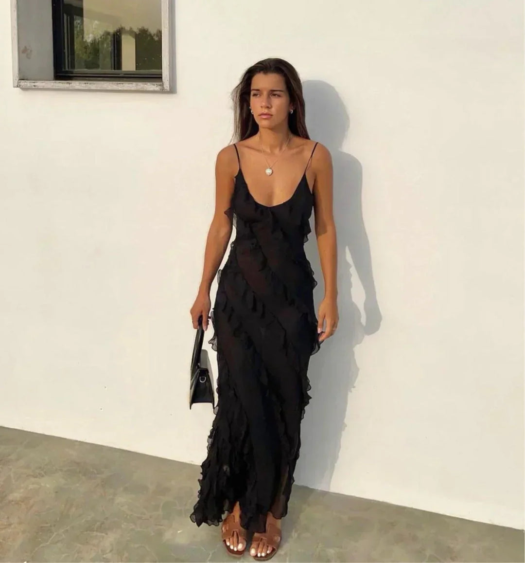Demetria | Stunning Ruffled Dress