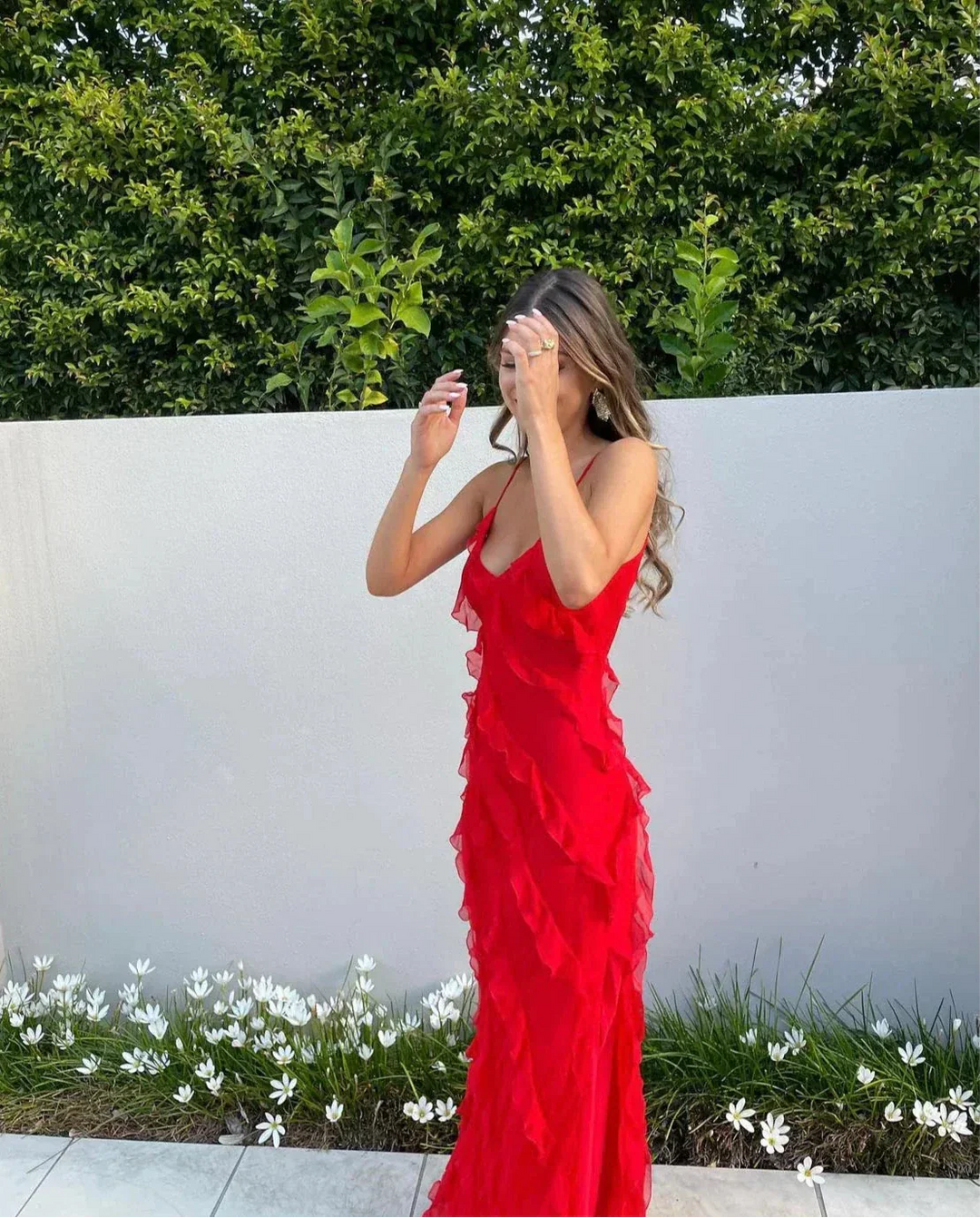 Demetria | Stunning Ruffled Dress
