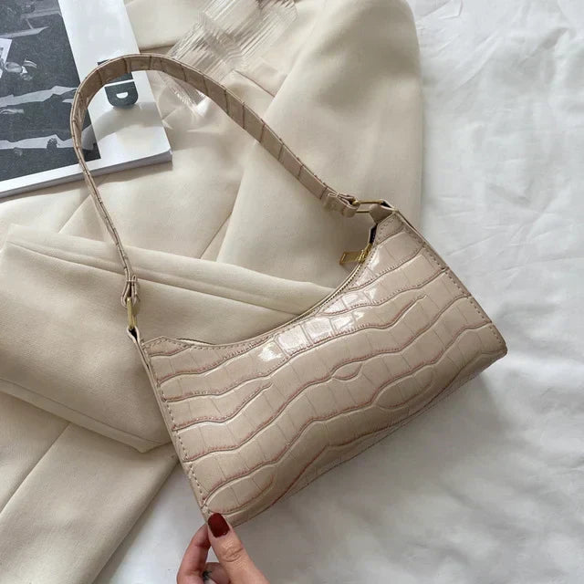 Tilly™ | Shiny Alligator Pattern Shoulder Bag