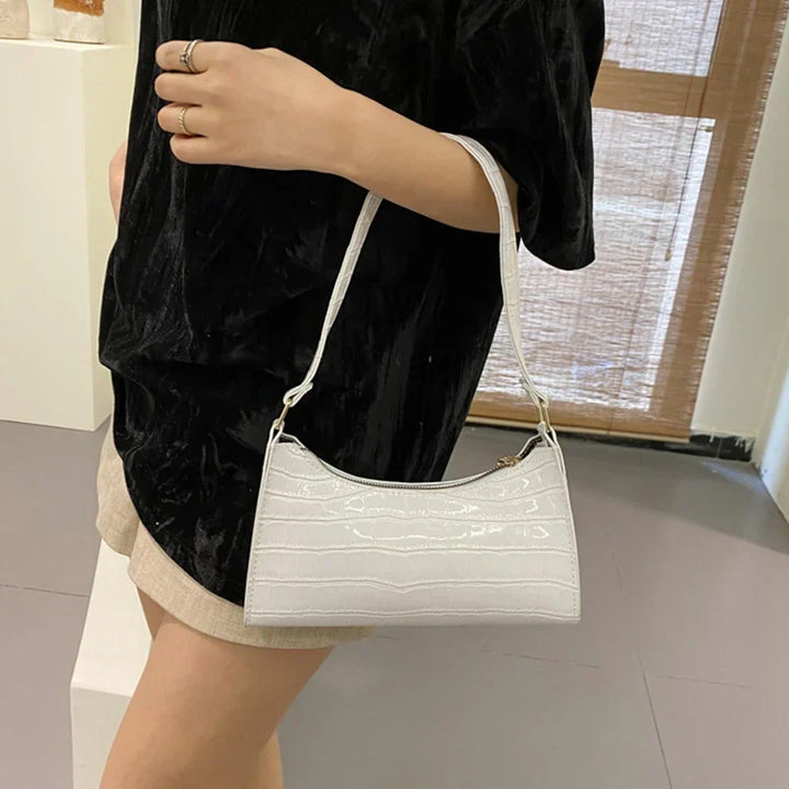 Tilly™ | Shiny Alligator Pattern Shoulder Bag