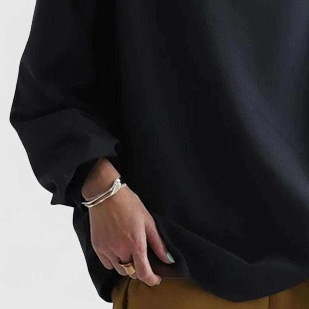 Elly - High-Neck Casual Top