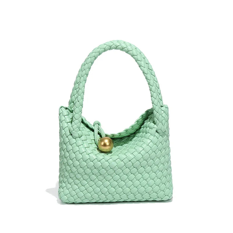 ASTRID™ | Elegant Leather Bag with Gold Accents
