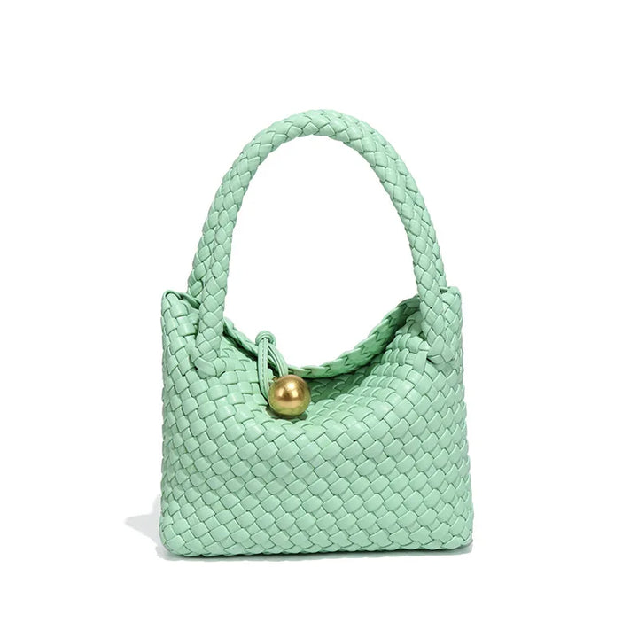 ASTRID™ | Elegant Leather Bag with Gold Accents