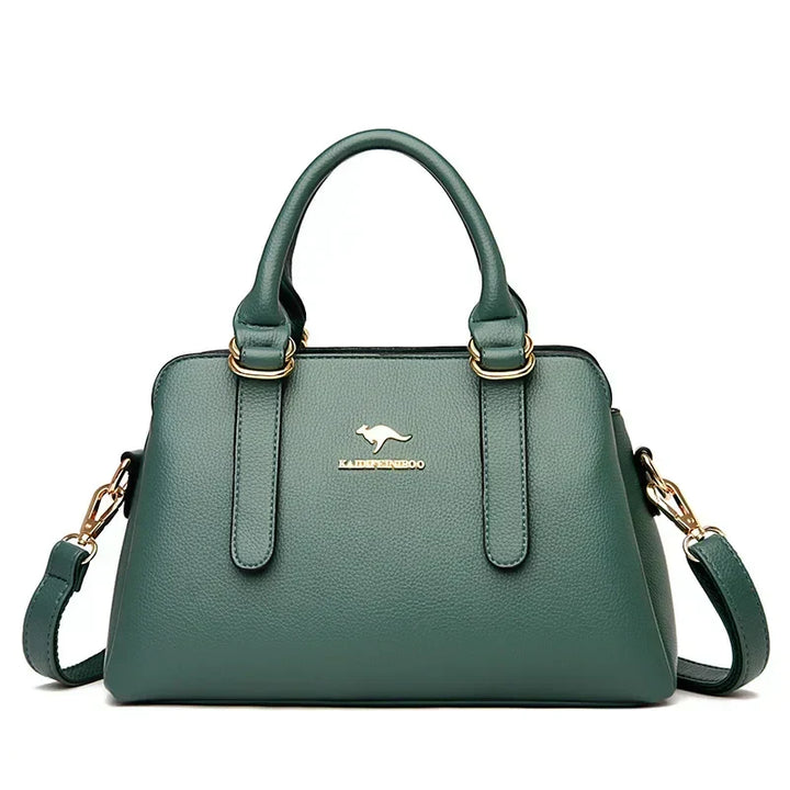 maria™ – Burgundy Handbag with Double Handles