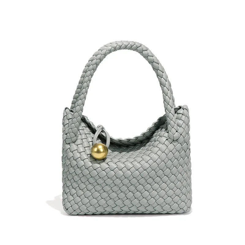 ASTRID™ | Elegant Leather Bag with Gold Accents