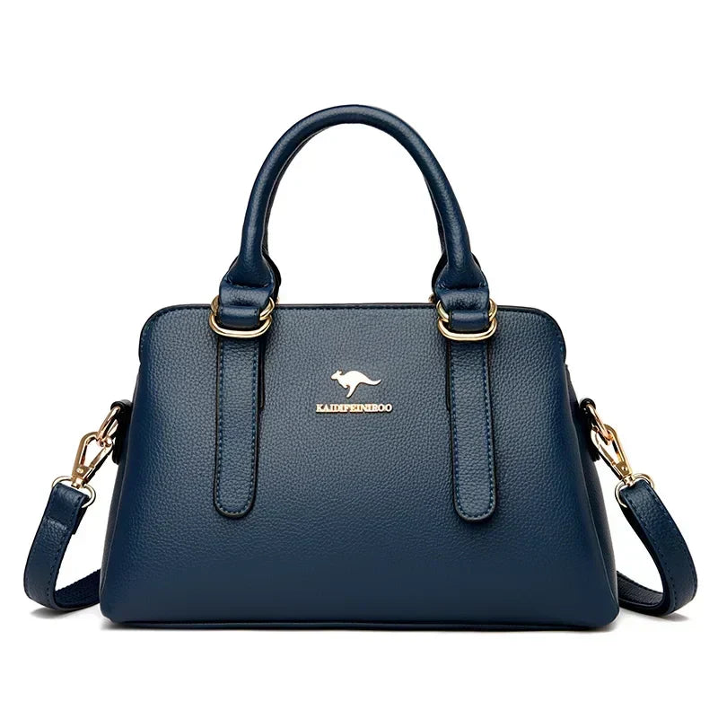 maria™ – Burgundy Handbag with Double Handles