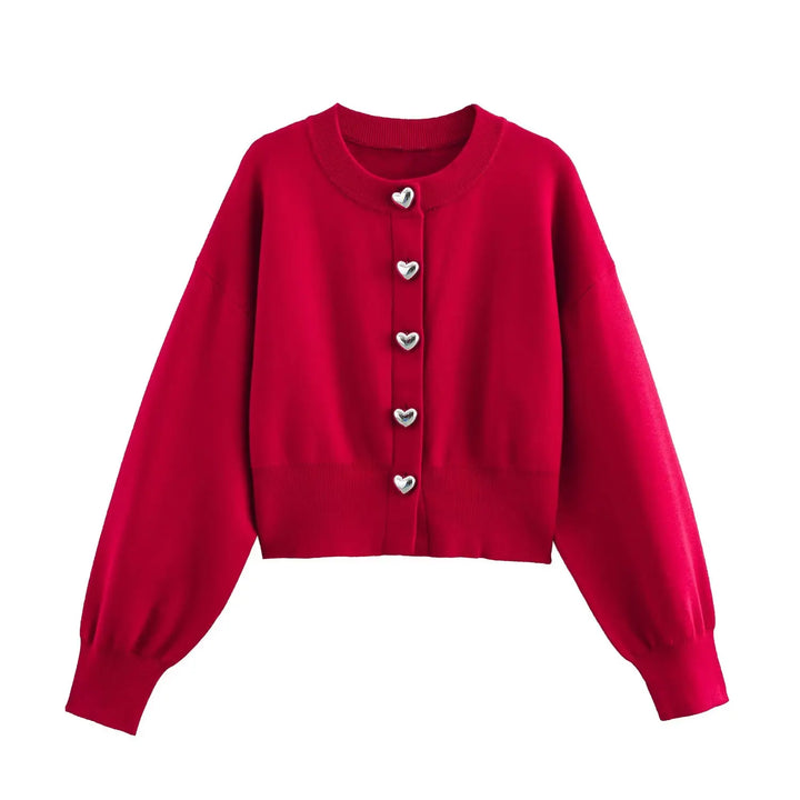 Sophie | Cropped Knitted Cardigan