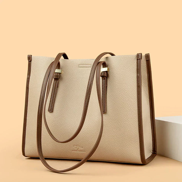 Elegant everyday bag with a leather look
