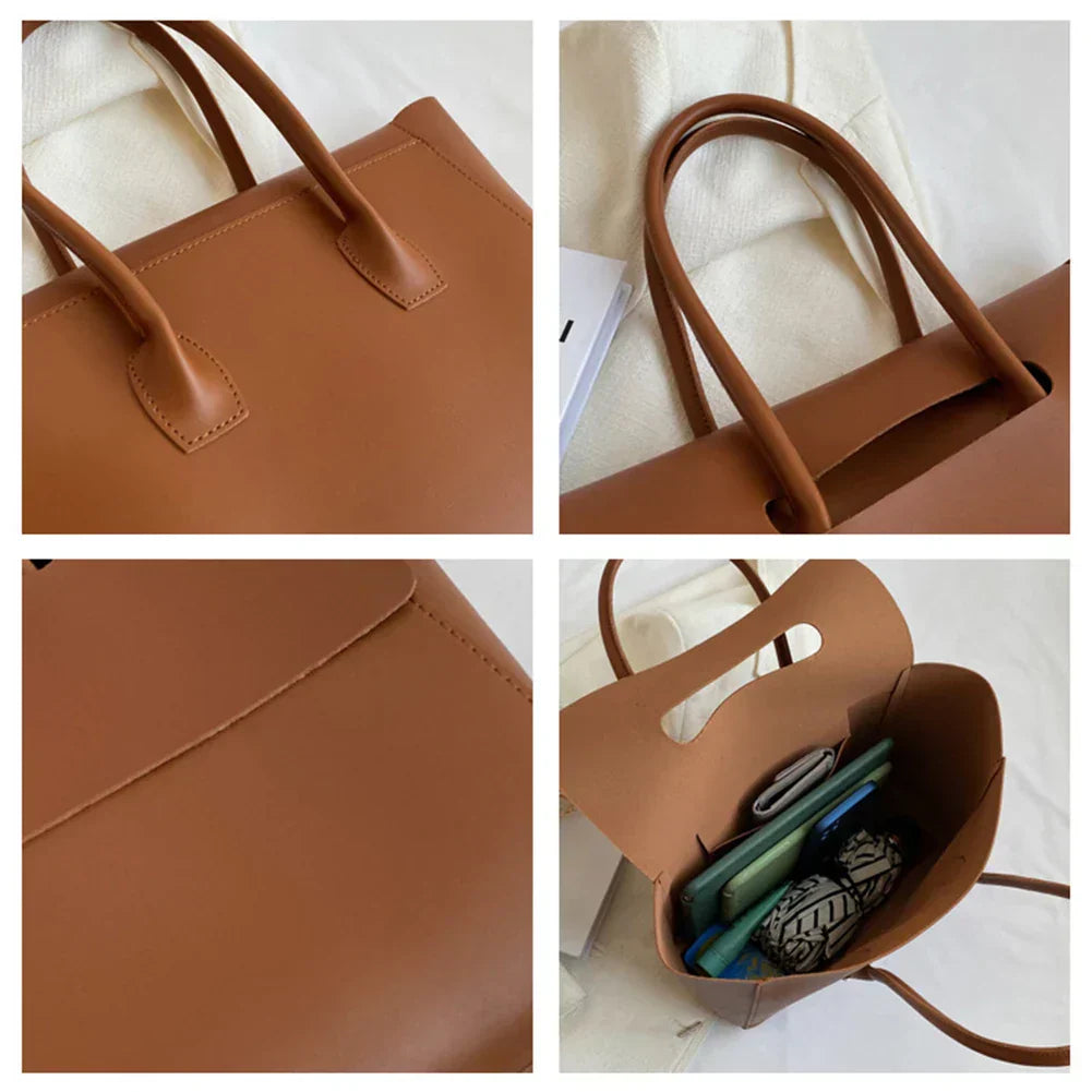 Tova™ – Minimalist Shoulder Bag in Eco-Leather