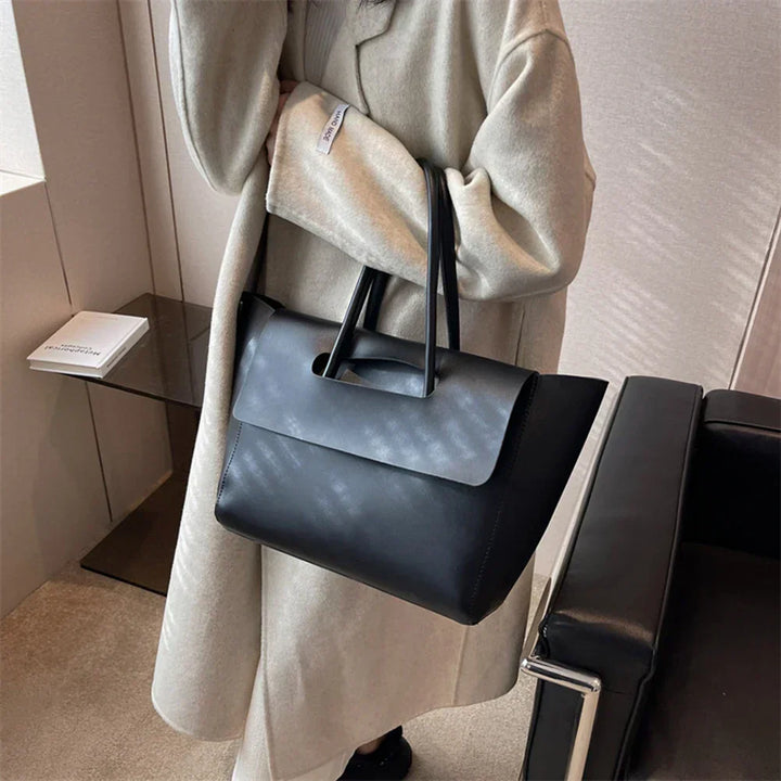 Tova™ – Minimalist Shoulder Bag in Eco-Leather