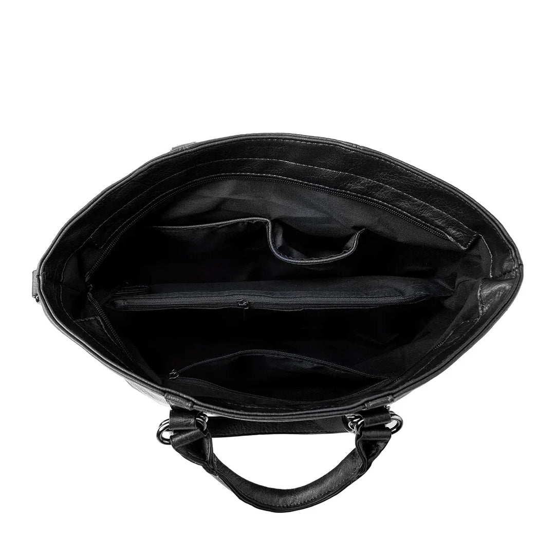 Signe™ | Elegant Large Leather Shoulder Bag