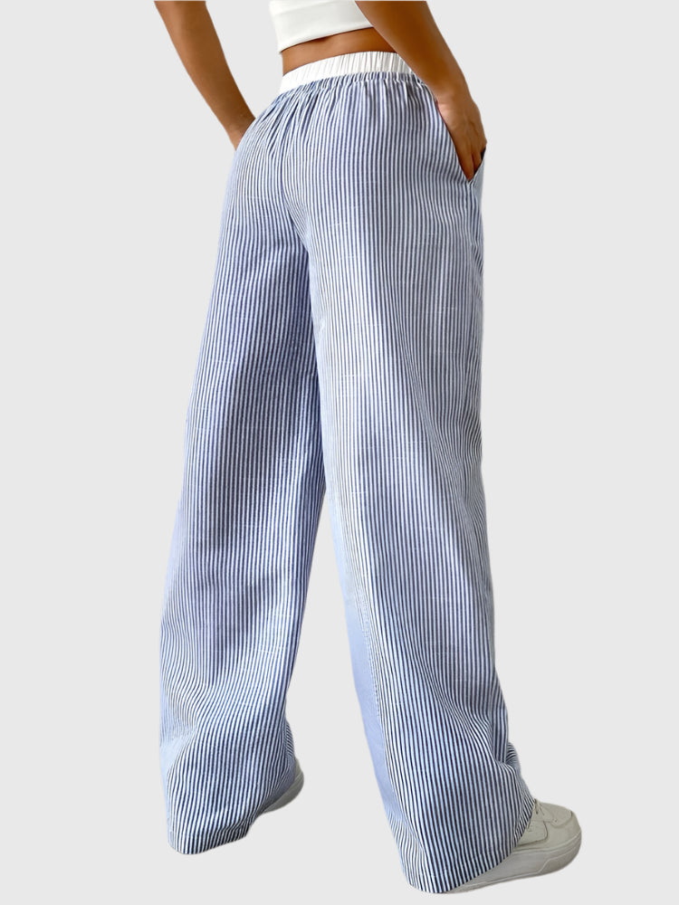 Jane - Casual Striped Pants