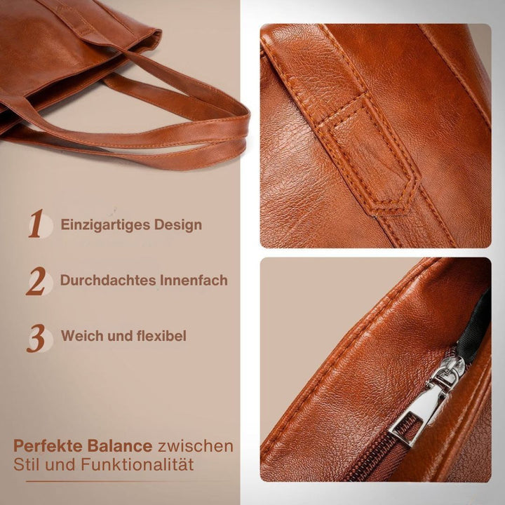 Klara - Classic Leather Crossbody Bag